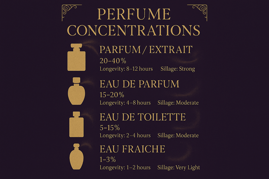 Perfume Concentrations Explained