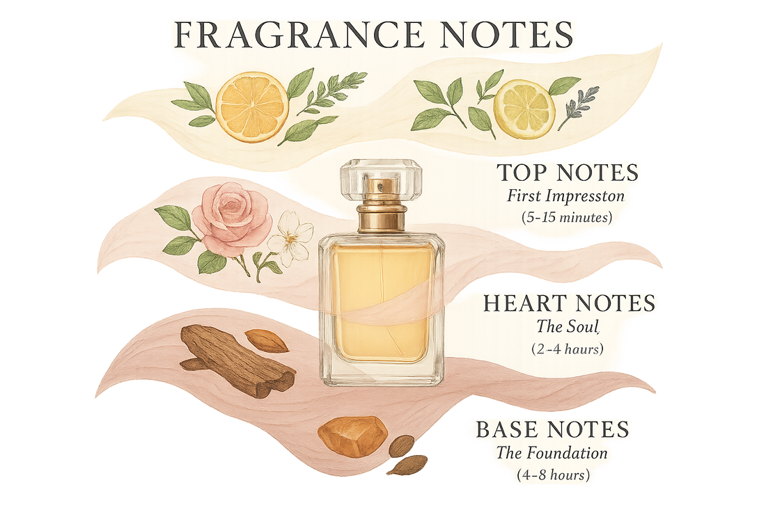 Understanding Fragrance Notes: Top, Heart, and Base Explained